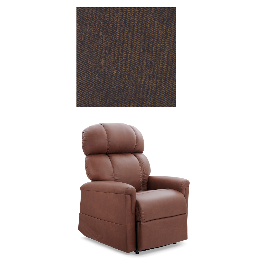 Golden Tech PR545 Recliner with Assisted Lift - Twilight & MaxiComfort Positioning - Hazelnut
